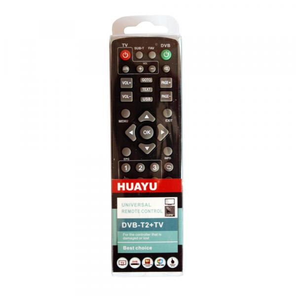 Пульт уневерсальный для приставки HUAYU для притавок DVB-T2+TV