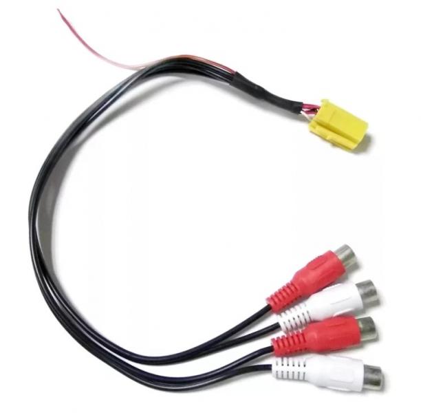 Разъем Mini-ISO  GSTAR GS-302  4RCA (ZRS-ISO-3-W)