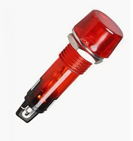 Лампочка индикаторная 12V красная