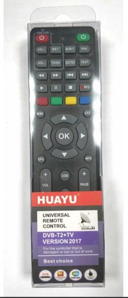 Пульт уневерсальный для приставки HUAYU для притавок DVB-T2  версия 2017