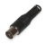 Антенный штекер под  винт  черный  пластик